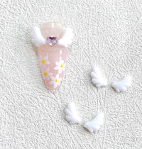 50pcs heart Wings