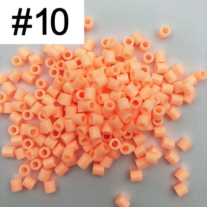 5mm 1000PCS  Black white gray blue green purple Hama Beads for Kids Iron Fuse Beads diy Puzzles Pixel Art Gift Children Toy
