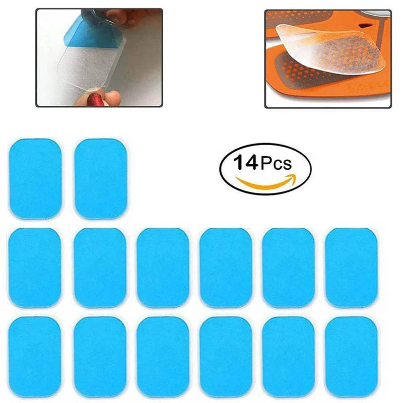 50 pcs (25 packs) Abdominal Muscle Hip Paste gel Tablets Hydrogel Conductive Electrode Tablets Hip Gel Paste Patch