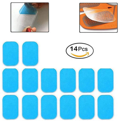 50 pcs (25 packs) Abdominal Muscle Hip Paste gel Tablets Hydrogel Conductive Electrode Tablets Hip Gel Paste Patch
