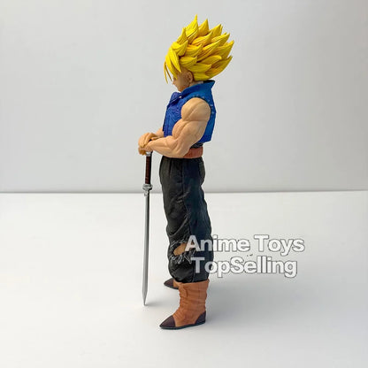 25cm/9.84in Anime Dragon Ball Z Trunks Figure Future Trunks Action Figures MPVC Statue Collection Model Toys for Children Gifts