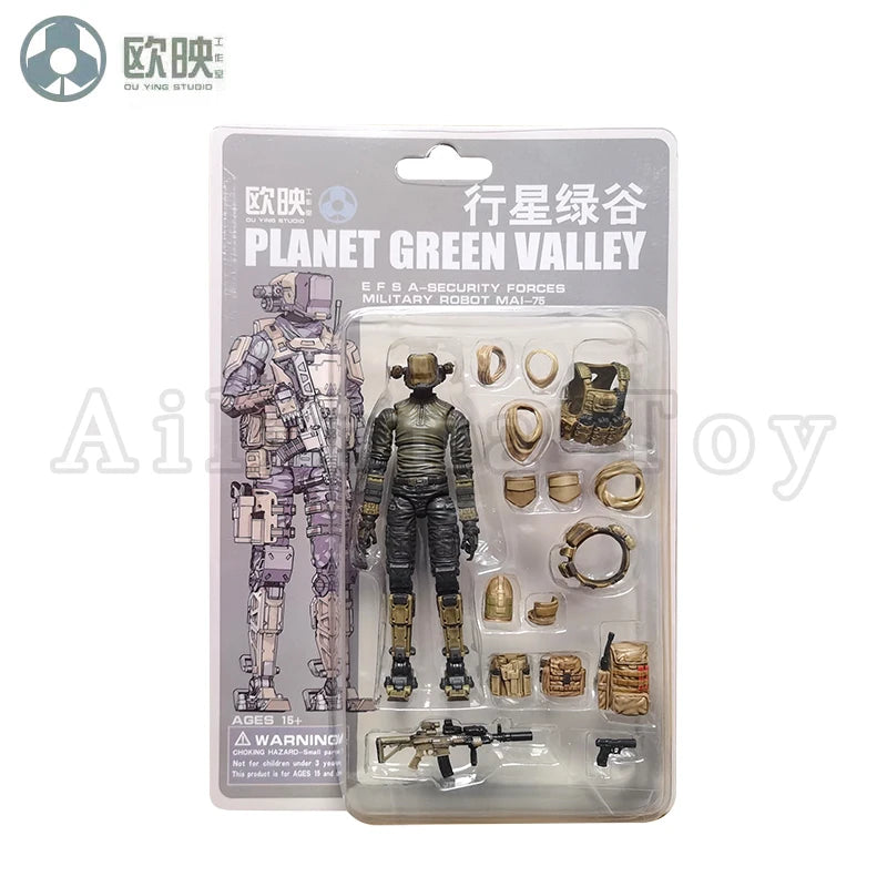 Ou Ying Studio 1/18 Planet Green Valley PGV 3.75inch Action Figure Girls War EFSA Female Figures Anime Model