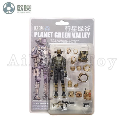 Ou Ying Studio 1/18 Planet Green Valley PGV 3.75inch Action Figure Girls War EFSA Female Figures Anime Model