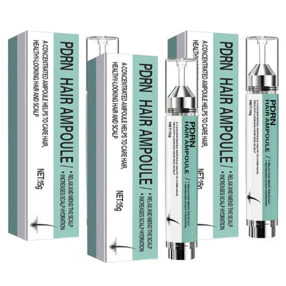 Hair Ampoule with Keratin & Biotin, Deeply Moisturizes & Repairs Hair, Increases Scalp Hydration for Healthy-Looking Hair.