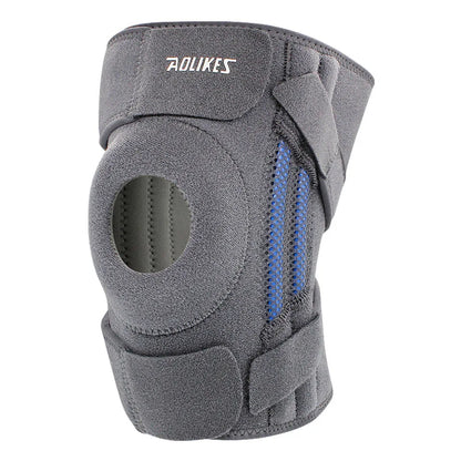 AOLIKES 1PCS NEW Knee Brace with Side Stabilizers & Patella Gel Pads,Knee Support for Cycling,Running,Climbing