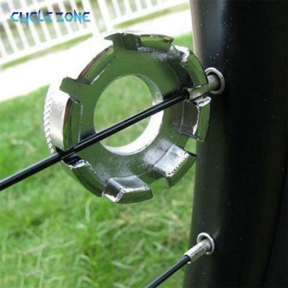Bicycle Spoke Wrench Tool Mountain Bike Demolition Axis Repair Tools Steel Wire Adjustment Chrome Plated Spanner Wrench Tools
