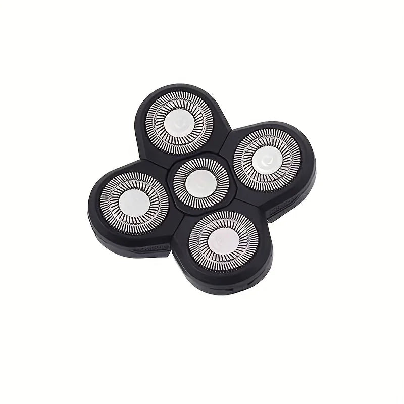 Shaver Replacement 5 Heads 5Razor Head Shaver Head 5 Head Beard Cutter Blade Compatible With Most Rotary Shavers