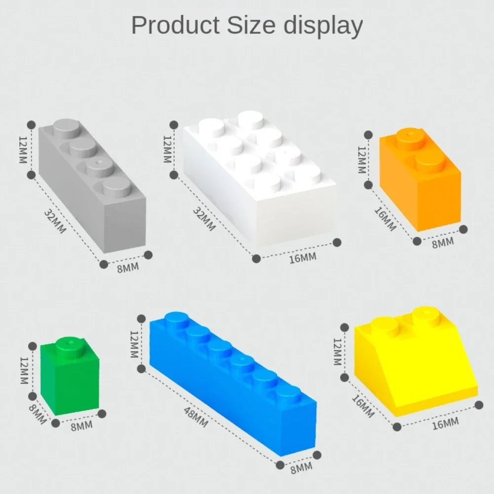 125g/250g Building Blocks Bulk Lot Pack Bricks Block Plate Creative Toy Small Particles Bulk Compatible Legoeds DIY Kit for Kids