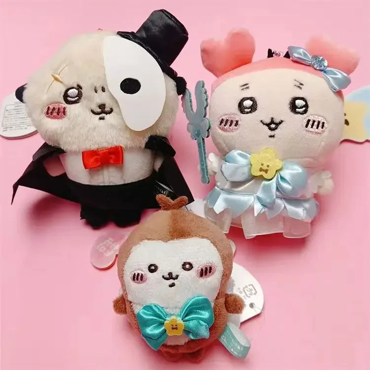 Japanese New Chiikawa Super Magical Girl Plush Doll Self-deprecating Bear Series Hachiware Usagi Momoka Plush Toy Girl Gift