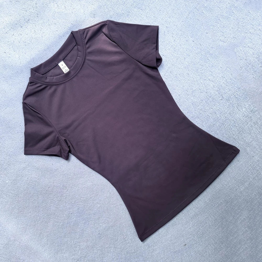 Women Yoga Top Seamless Sport T Shirts Fitness Clothes Short Sleeve Yoga Shirt Gym Top Running Sports Tops Activewear
