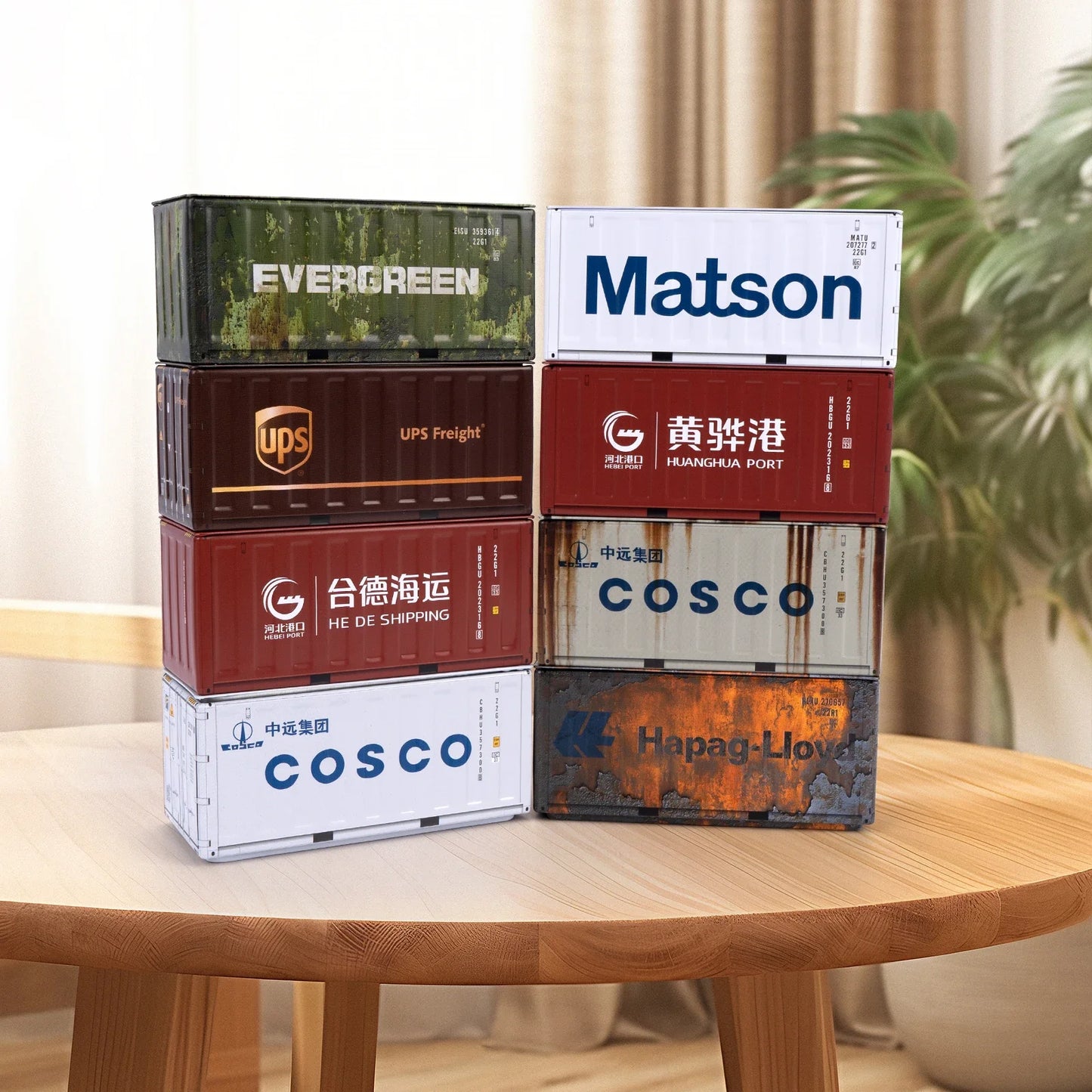 Mini Iron Storage Box Miniature Storage Display Box Desktop Mini Container Model Creative Decoration Collect Small Items Gifts