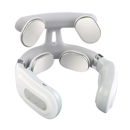 4-head Neck Massager USB Rechargeable Cervical Massager Relaxation Gifts for Women Men Dad Mom
