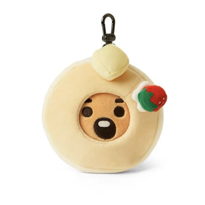 10cm Korean Popular Idol Boy Group Kawaii Plush keychain pendant small animal cross-dressing dessert cake plush doll Anime