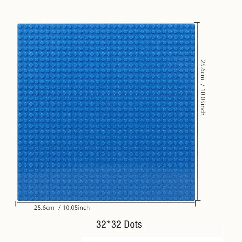 32x32x16x16 Dots Classic Base Plates MOC DIY Plastic Bricks Baseplates City Dimensions Building Blocks Figures Construction Toys