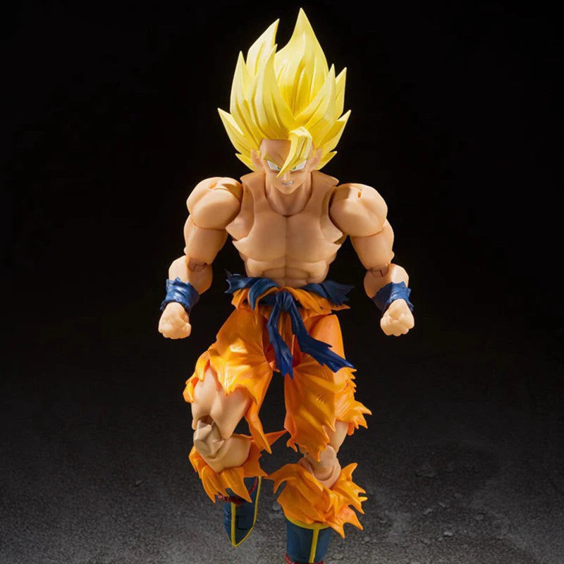 Shf Dragon Ball Z Son Goku Legendary Action Figure PVC Movable Collection Anime Super Saiyan Kakarotto Figurine Model Toys 17cm