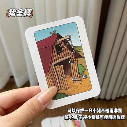 3 types Hot board games Chicken Chiu Chiu Board Game Drecksau Black Sheep Piou Piou Party Game Cards Intellectual Toy Kid Gift