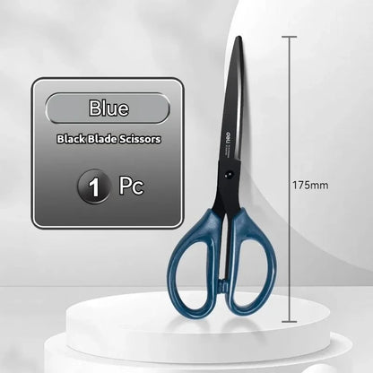 1/2Pcs 210/175mm Black Stainless Steel Scissors Business Office Stationery Home Tailor Shears Kitchen Knife Cutter Cutting