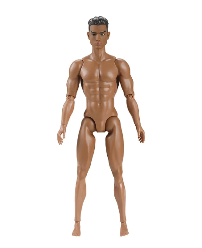 30CM Beige Coffee 1/6 Male Yoga Doll Body DIY Dressing Doll Figure Parts Accessories for Collectible Toys
