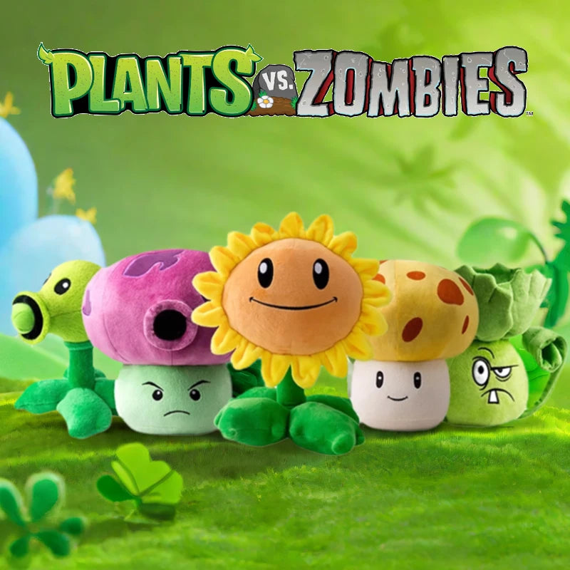 Plants vs Zombies 2 Sunflower Peashooter Coconut Plush Doll Toy Pillow Toy Figures  Soft Large Zombie Pillow Teens Holiday Gifts