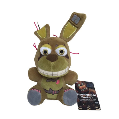 FNAF Five Nights at Freddy's Freddy Fazbear Bonnie Foxy Sundrop Moondrop 18cm Soft Plush Doll Collectible Toy Gifts for Kids
