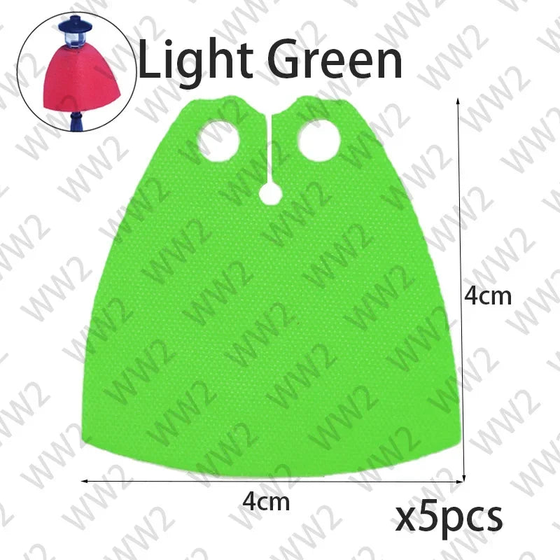 Brick Parts Headgear Clone Soldier Cape Lightsaber Flag Helmet Holes Plain Classic Piece Building Block Toy Accessory Bricklink