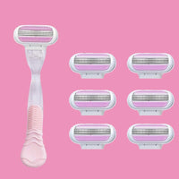 1 handle  6 blades