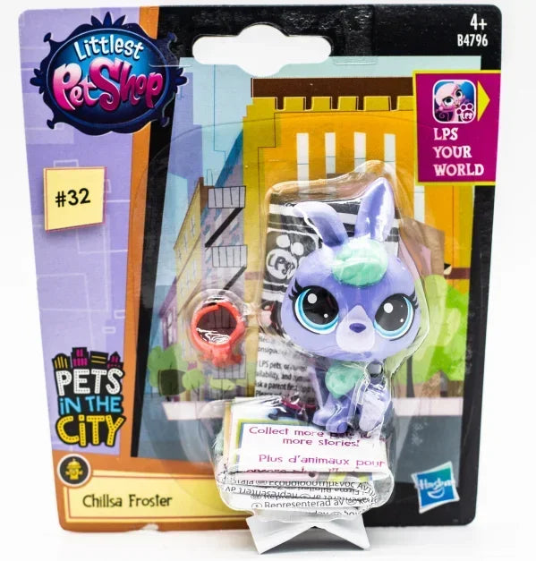Hasbro Littlest Pet Shop Doll Toys Original Cute Animal Action Figure Mini Dolls Q Pets Toy Children Birthday Gifts Collection