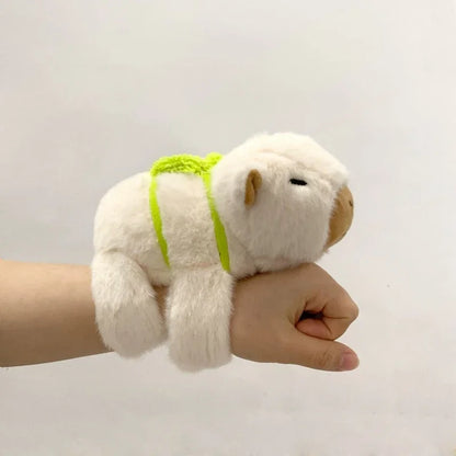 Capybara Fox Plush Wristband, Soft Animal Doll Toy, Cute Christmas Gift for Kids