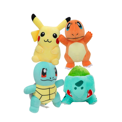 Charmander Squirtle Bulbasaur Plush Toy Anime Figure Model Kids Birthday Gift Anime Stuffed Gift for Kids Children