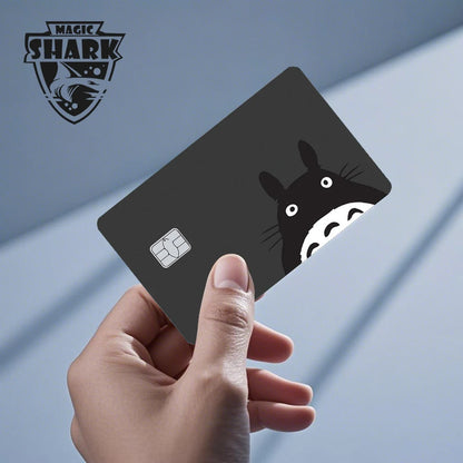 Magic Shark Cartoon Rabbit Warrior Flower Anime Chocolate PVC Sticker Film Skin Cover for Debit Credit Card