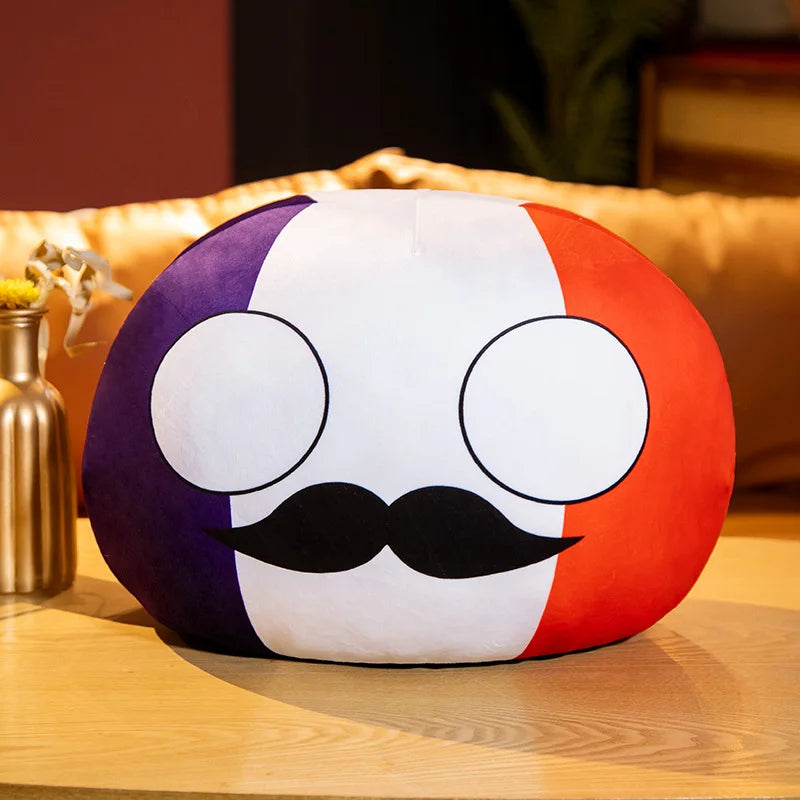10/30/40cm Polandball Plush Doll Countryball Country Ball Toy Plush Pendant Stuffed Doll Christmas Children Gift