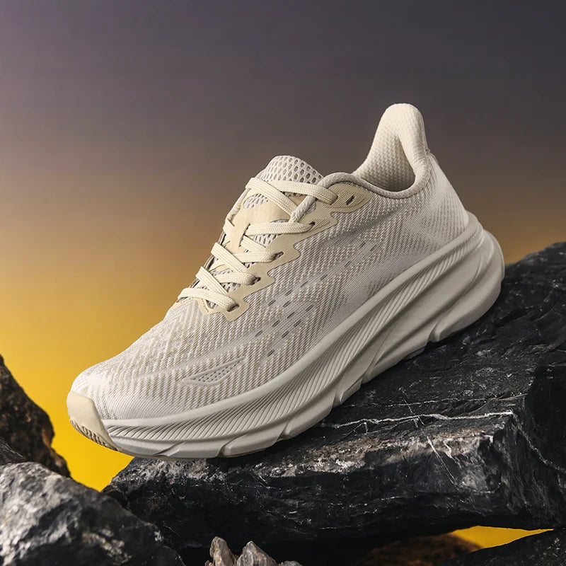 Unisex Lightweight Breathable Running Shoes with Elastic Buffering Durable Outsole for Men And Women