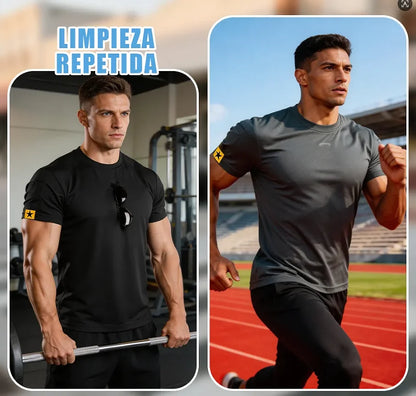 Men Summer Quick Dry T-shirt Camping Hiking Trekking Fishing Trainning Breathable Pullover Climbing Tees Casual Cargo Shirts