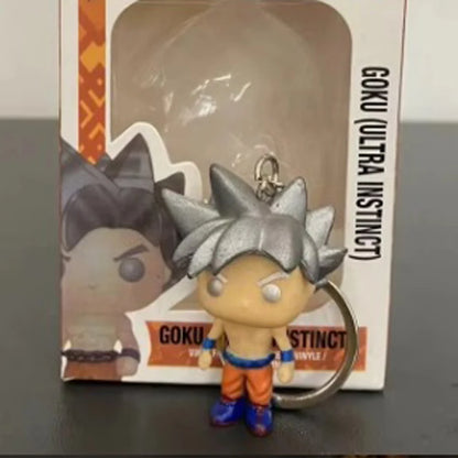 Pocket Japanese Anime Dragon Ball Z Goku Vegeta Broly Figure Model Keychain Cell Frieza