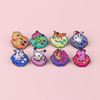 Anime Monster Enamel Pin Cartoon Badges on Backpack Brooches For Women Hat Lapel Pins Cosplay Accessories Toys Gifts