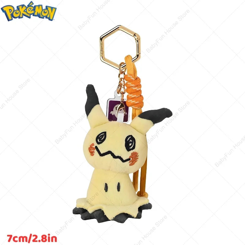 Original Pokemon Mimikyu Gengar Snorlax Umbreon Plush Toy Keychain Kawaii Espeon Jigglypuff Sprigatito Quaxly Peluche Dolls Gift