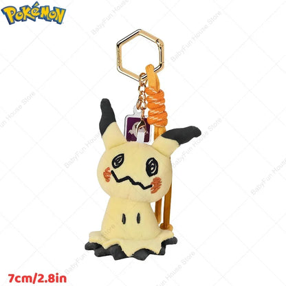 Original Pokemon Mimikyu Gengar Snorlax Umbreon Plush Toy Keychain Kawaii Espeon Jigglypuff Sprigatito Quaxly Peluche Dolls Gift