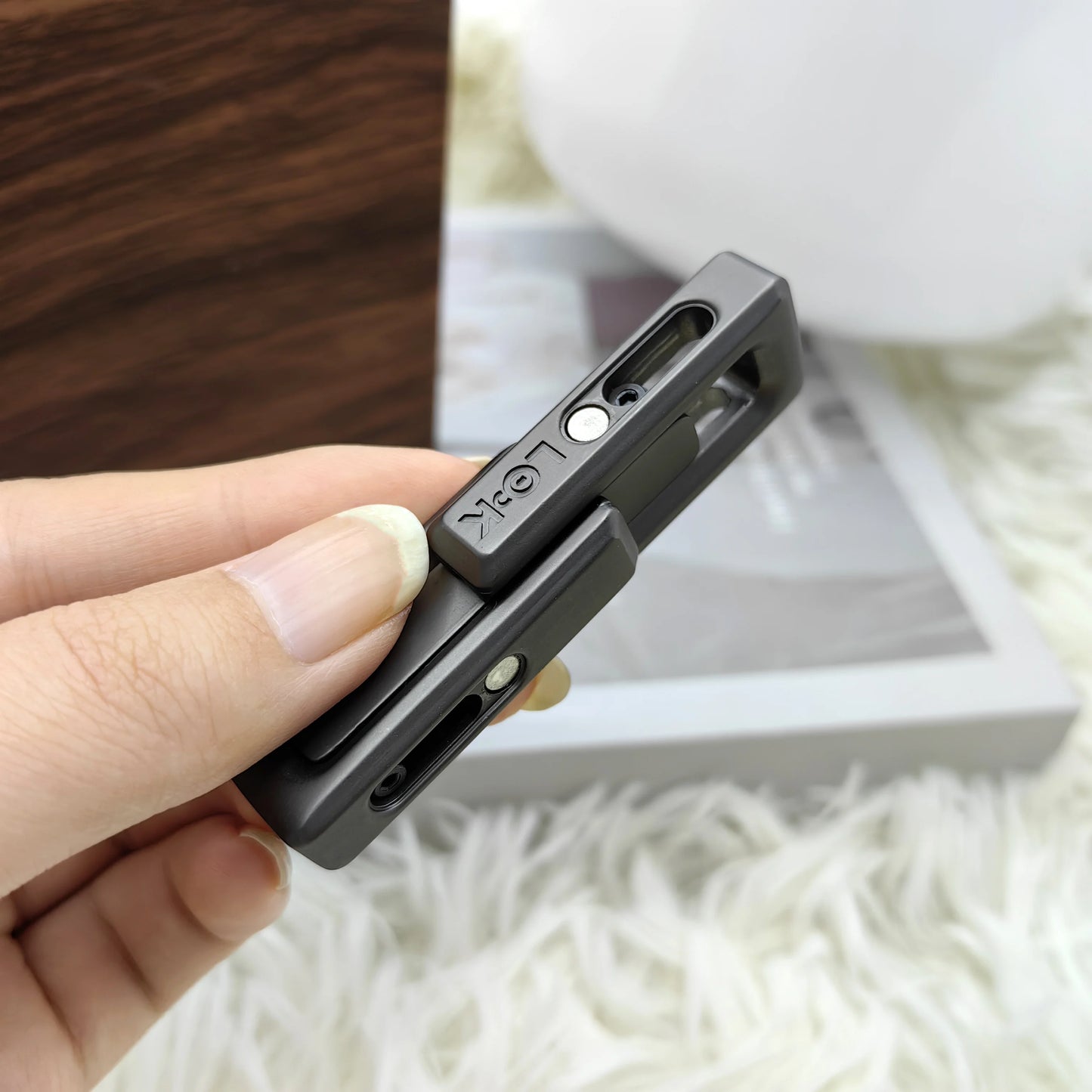 Xlock Magnetic Double Push Fidget Coin EDC Adult Decompression Toy Anxiety And Stress Relief Fidget Slider Spinner Handle Gift