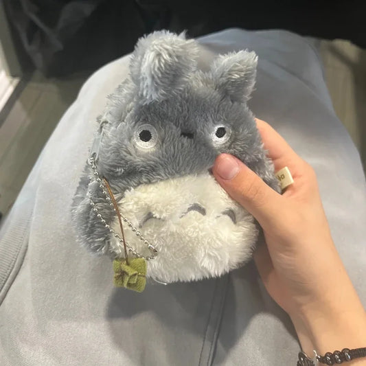 12cm Cartoon Totoro Plush Coin Purse Kawaii Japanese Toy Totoros Doll Cute Movie Character Children Birthday Gift