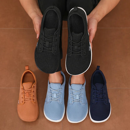 Men's Shoes Sneakers Wide Toe Barefoot Casual Wide Last Fashionable Canvas Black Flat Board Shoes Breathable Mesh Men's Shoes