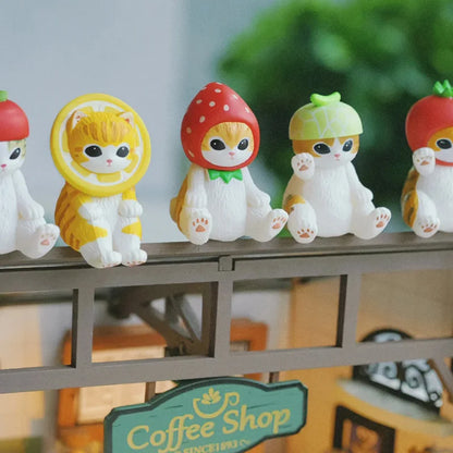 Mofusand Shark Cat Blind Box Series Toy Creative Desktop Cartoon Ornament Doll Collectibles Home Decoration Mystery Box Fun Gift