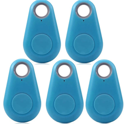 1-5pcs Wireless Mini GPS Tracker Anti-lost Alarm Key Child Bag Wallet Finder Bluetooth APP Locator Smart Tag For Ios And Android