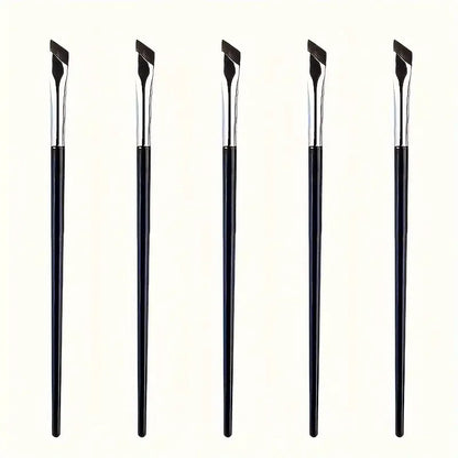 2/5Pc Karsyngirl Upgrade Blade Eyeliner Brush Ultra Thin Fine Angle Flat Eyebrow Brush Under The Eyes Place Precise Detail Brush