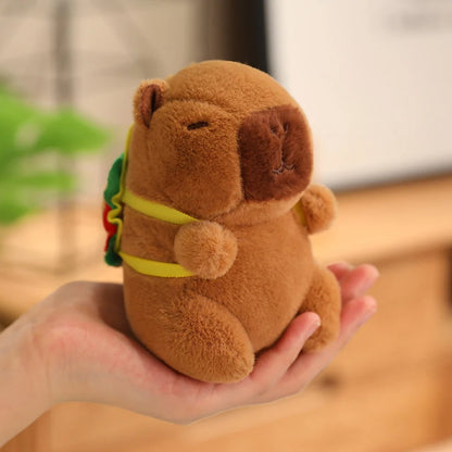 Capybara Plush Toy Pendant Keychain Capibara Cosplay Pokemon Pikachu Disney Stitch Sanrio Kuromi Plushies Stuffed Bag Decor Gift