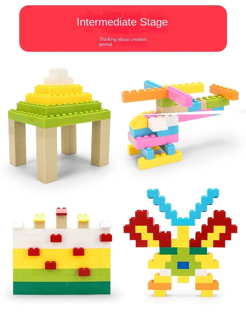 125g/250g Building Blocks Bulk Lot Pack Bricks Block Plate Creative Toy Small Particles Bulk Compatible Legoeds DIY Kit for Kids