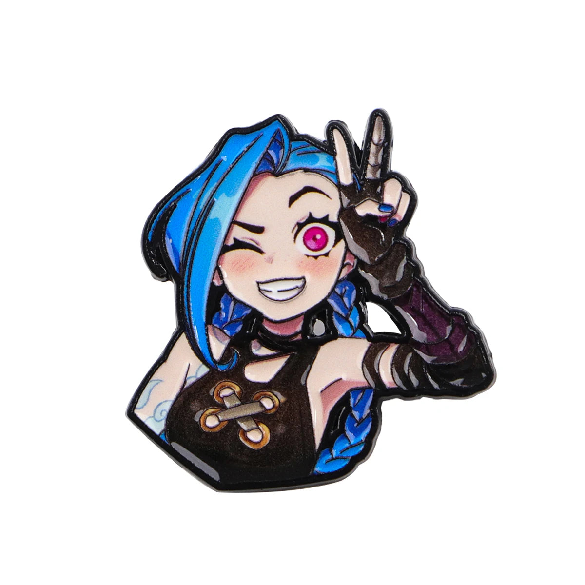 Anime Villain Character Enamel Pin Cool Game Girls Brooches Lapel Pins Backpack Accessories Decorative Jewelry Gift for Friends