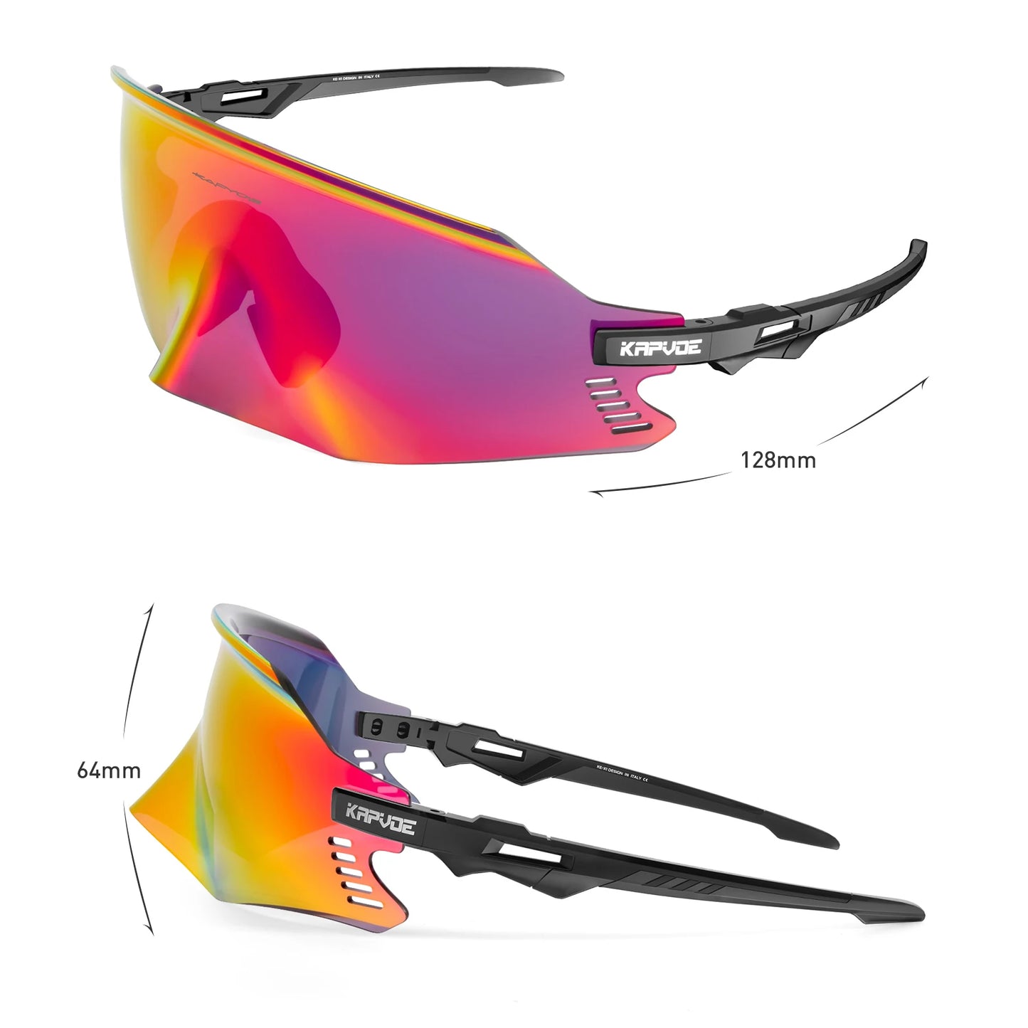 KAPVOE Photochromic Cycling Sunglasses Men Road Driving Bike Glasses Outdoor Sports Hiking Women Bicycle Cycling UV400 Goggles