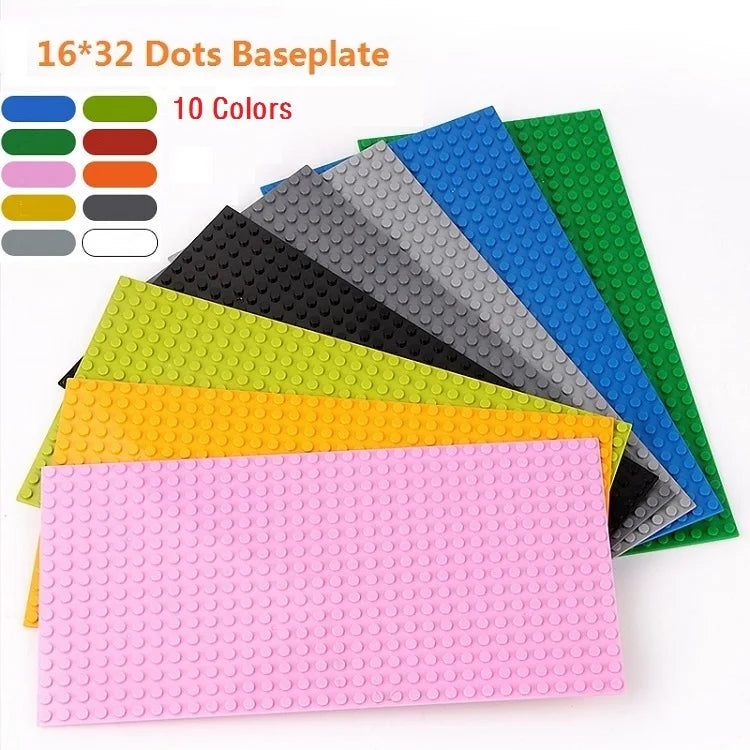 32x32x16x16 Dots Classic Base Plates MOC DIY Plastic Bricks Baseplates City Dimensions Building Blocks Figures Construction Toys
