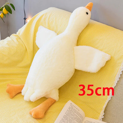 130/160/190cm Large White Goose Fur-Retriever Soft Toy Children's Girls' Gift Cute Doll Sleeping Pillow Large-sized Doll