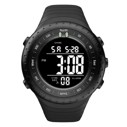 SMAEL Brand Men Electronics Watch Outdoor Sports Waterproof Big Dial Digital LED Alarm Digital-watch 1237 Sport Watch